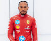 LEWIS HAMILTON’S FIRST DAY AT FERRARI  (PHOTO – LEWIS HAMILTON WEARS HIS NEW FERRARI RACING SUIT!)