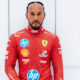 LEWIS HAMILTON’S FIRST DAY AT FERRARI  (PHOTO – LEWIS HAMILTON WEARS HIS NEW FERRARI RACING SUIT!)