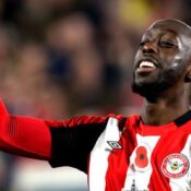 PREMIER LEAGUE :  BRENTFORD VS EVERTON : 26/02/2025  (PHOTO – YOANE WISSA CELEBRATES)