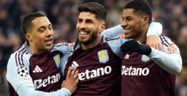 UEFA CHAMPIONS LEAGUE : MATCHES FROM 12/03/2025  (PHOTO – ASTON VILLA CELEBRATE)