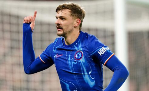 EUROPA CONFERENCE LEAGUE – CHELSEA VS COPENHAGEN – 13/03/2025  (PHOTO – KIERNAN DEWSBURY-HALL CELEBRATES)