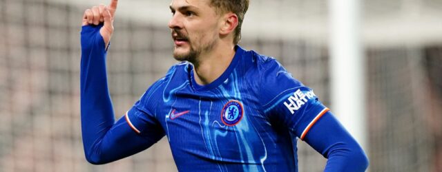 EUROPA CONFERENCE LEAGUE – CHELSEA VS COPENHAGEN – 13/03/2025  (PHOTO – KIERNAN DEWSBURY-HALL CELEBRATES)