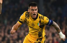 UEFA CHAMPIONS LEAGUE :  MATCHES – 05/03/2025  (PHOTO – INTER MILAN’S LAUTARO MARTINEZ)