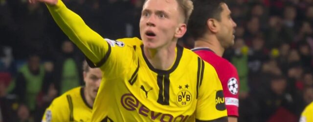 UEFA CHAMPIONS LEAGUE : MATCHES FROM 12/03/2025  (PHOTO – MAXIMILIAN BEIER CELEBRATES)