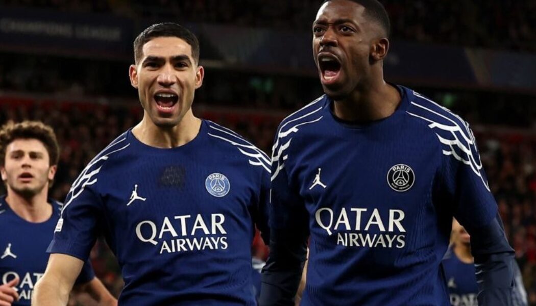 CHAMPIONS LEAGUE :  LIVERPOOL VS PSG – 11/03/2025  (PHOTO – DEMBELE CELEBRATES)