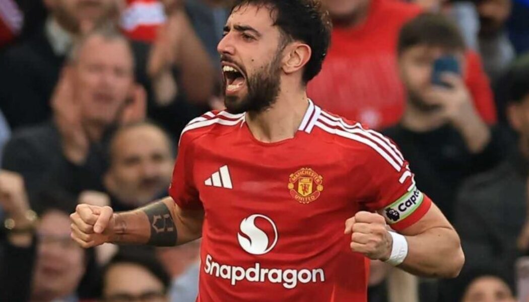 PREMIER LEAGUE : MATCHES FROM 09/03/2025  (PHOTO – BRUNO FERNANDES CELEBRATES)