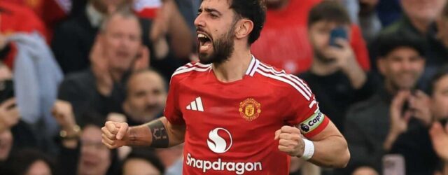 PREMIER LEAGUE : MATCHES FROM 09/03/2025  (PHOTO – BRUNO FERNANDES CELEBRATES)