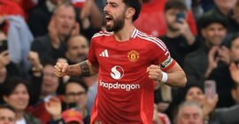 PREMIER LEAGUE : MATCHES FROM 09/03/2025  (PHOTO – BRUNO FERNANDES CELEBRATES)