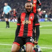 PREMIER LEAGUE : BOURNEMOUTH VS FULHAM – 14/04/2025  (PHOTO – SEMENYO CELEBRATES)