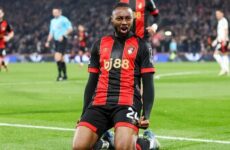 PREMIER LEAGUE : BOURNEMOUTH VS FULHAM – 14/04/2025  (PHOTO – SEMENYO CELEBRATES)