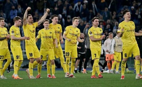 UEFA EUROPA LEAGUE : THURSDAY – 17/04/2025  (PHOTO – BODO/GLIMT CELEBRATE)