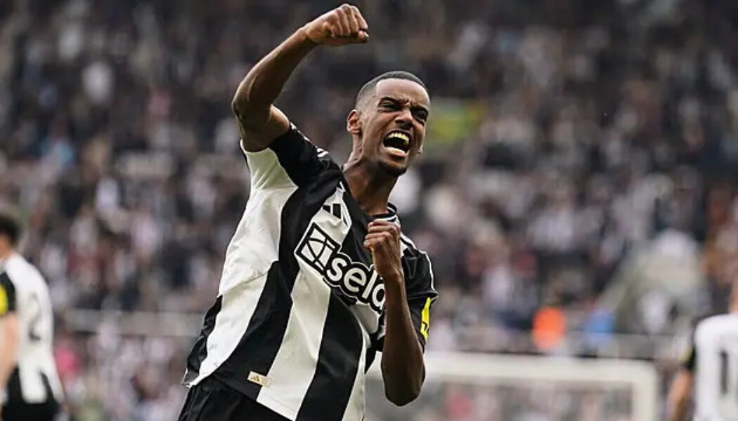 PREMIER LEAGUE : SATURDAY – 26/04/2025  (PHOTO – ALEXANDER ISAK CELEBRATES)