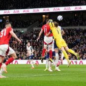 PREMIER LEAGUE : TOTTENHAM HOTSPUR VS NOTTINGHAM FOREST – 21/04/2025  (PHOTO – CHRIS WOOD SCORES)