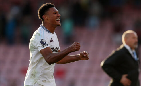 PREMIER LEAGUE : BOURNEMOUTH VS ASTON VILLA -10/05/2025  (PHOTO – WATKINS CELEBRATES)