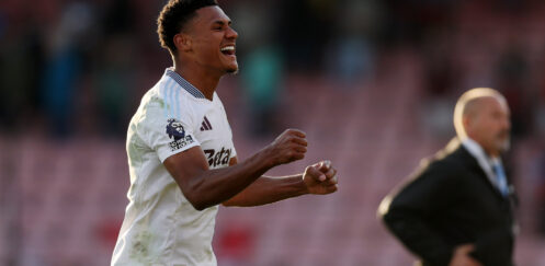 PREMIER LEAGUE : BOURNEMOUTH VS ASTON VILLA -10/05/2025  (PHOTO – WATKINS CELEBRATES)