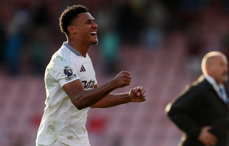 PREMIER LEAGUE : BOURNEMOUTH VS ASTON VILLA -10/05/2025  (PHOTO – WATKINS CELEBRATES)
