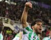 UEFA CONFERENCE LEAGUE SEMI-FINAL : FIORENTINA VS REAL BETIS – 08/05/2025  (PHOTO – ABDE EZZALZOULI CELEBRATES)