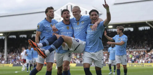 MAN CITY – PREMIER LEAGUE CHAMPIONS – FOUR IN A ROW….