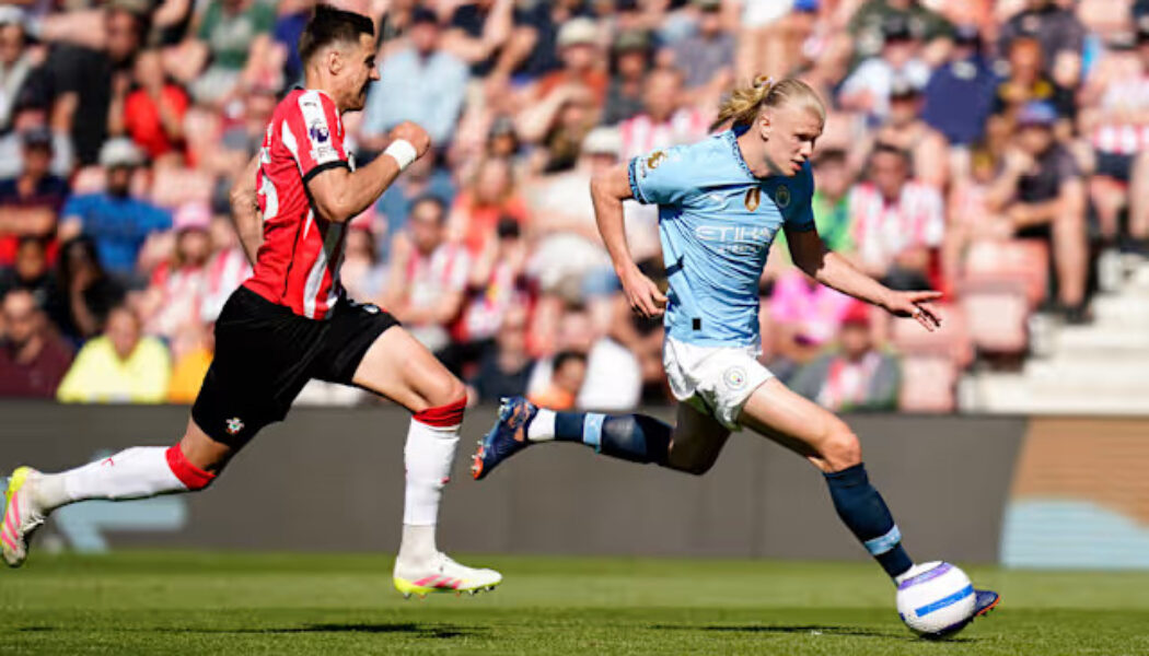 PREMIER LEAGUE : SATURDAY – 10/05/2025 (PHOTO – HAALAND ‘ON THE BALL’ FOR MAN CITY)
