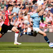 PREMIER LEAGUE : SATURDAY – 10/05/2025 (PHOTO – HAALAND ‘ON THE BALL’ FOR MAN CITY)
