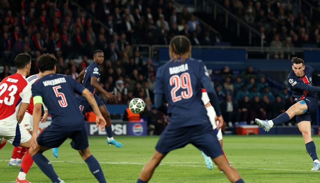 CHAMPIONS LEAGUE SEMI-FINAL :  PSG VS ARSENAL – 07/05/2025  (PHOTO – FABIAN RUIZ SCORES FOR PSG)