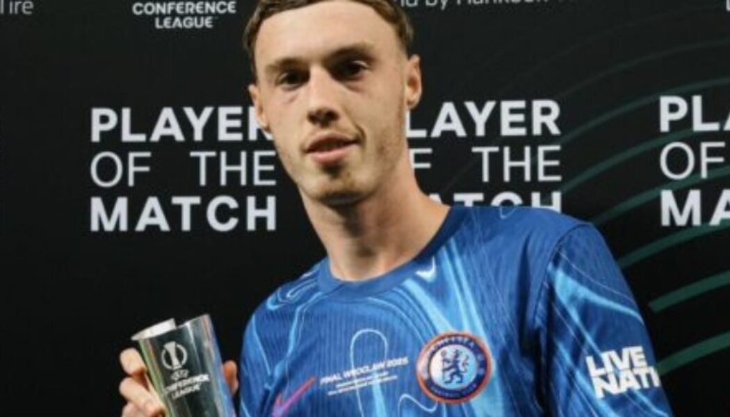 CHELSEA WIN THE UEFA CONFERENCE LEAGUE FINAL AGAINST REAL BETIS 4 – 1 – 28/05/2025 (COLE PALMER WAS AWARDED PLAYER OF THE MATCH)