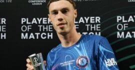 CHELSEA WIN THE UEFA CONFERENCE LEAGUE FINAL AGAINST REAL BETIS 4 – 1 – 28/05/2025 (COLE PALMER WAS AWARDED PLAYER OF THE MATCH)