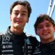 GEORGE RUSSELL HAS WON THE CANADIAN GRAND PRIX 2025!  (PHOTO – MERCEDES’ GEORGE RUSSELL AND KIMI ANTONELLI CELEBRATE ON THE PODIUM)