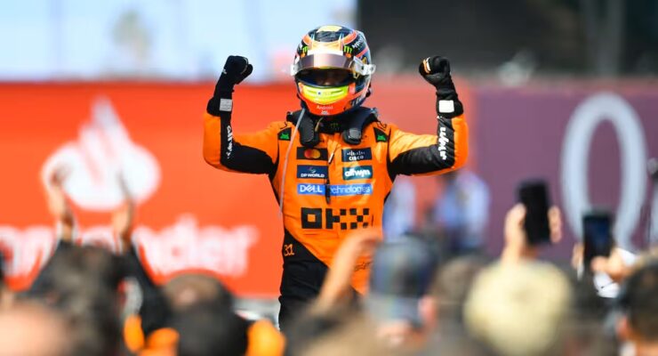 OSCAR PIASTRI HAS WON THE SPANISH GRAND PRIX 2025!