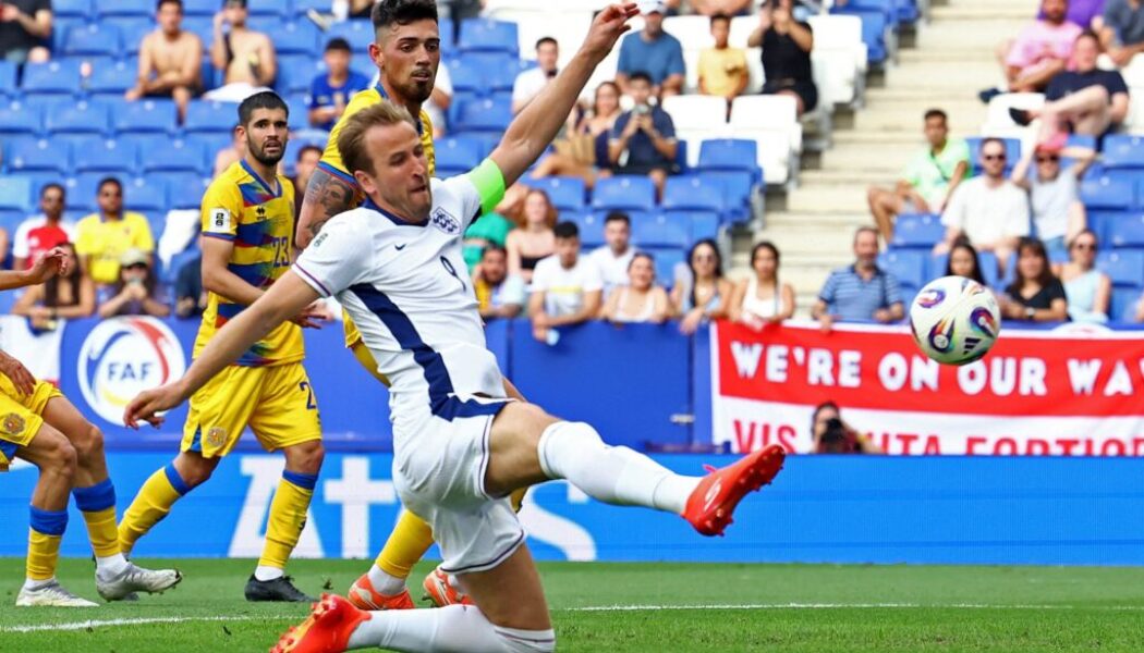 WORLD CUP QUALIFIERS : ANDORRA VS ENGLAND – 07/06/2025  (PHOTO – HARRY KANE SCORES FOR ENGLAND)