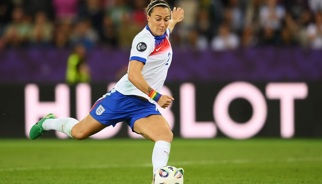 UEFA WOMEN’S EUROS 2025 QUARTER-FINAL :  SWEDEN VS ENGLAND – 17/07/2025 (PHOTO – LUCY BRONZE SCORES FOR ENGLAND – TWICE!)
