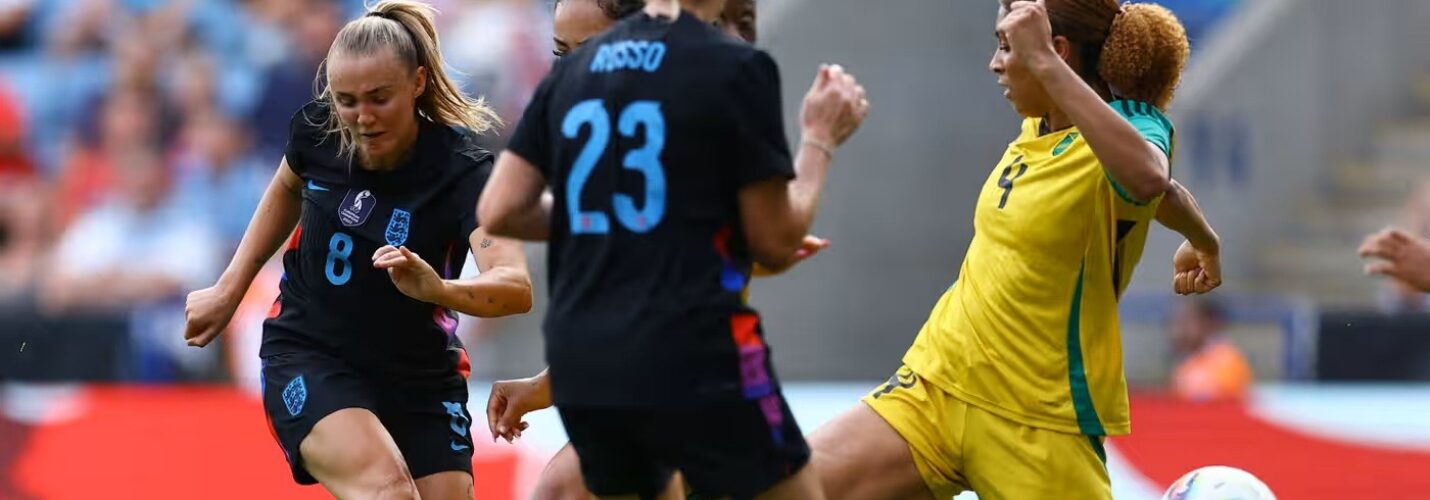 ENGLAND WOMEN VS JAMAICA WOMEN – INTERNATIONAL FRIENDLY – 29/06/2025  (PHOTO – GEORGIA STANWAY SCORES FOURTH GOAL FOR THE LIONESSES)