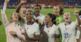 UEFA WOMEN’S EUROS – NETHERLANDS VS FRANCE – 14/07/2025  (PHOTO – THE FRENCH LADIES CELEBRATE)
