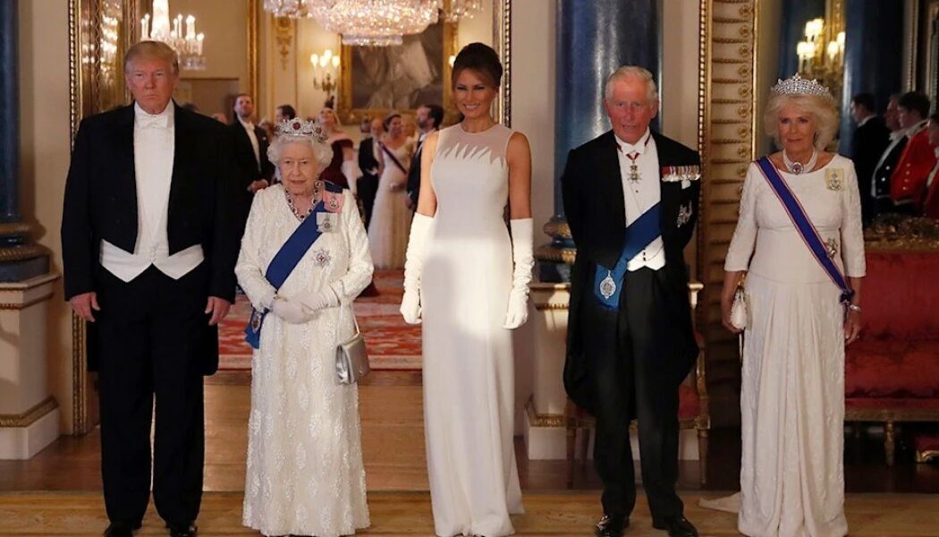 THE ROYAL FAMILY WELCOME PRESIDENT TRUMP AND FIRST LADY MELANIA TRUMP ON FIRST STATE VISIT