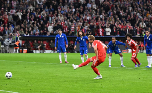 CHAMPIONS LEAGUE :  BAYERN MUNICH VS CHELSEA – 17/09/2025  (PHOTO – HARRY KANE SCORES)