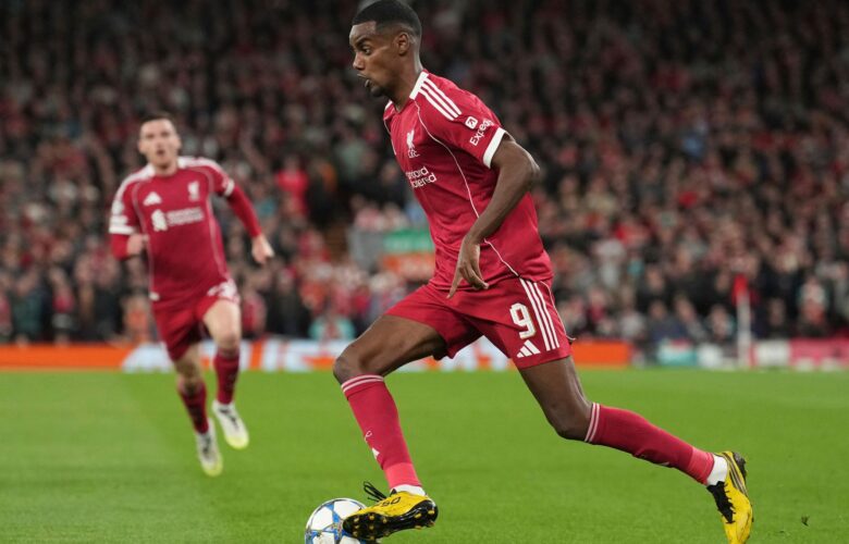 CHAMPIONS LEAGUE : LIVERPOOL VS ATLETICO MADRID – 17/09/2025  (PHOTO – ALEXANDER ISAK ON THE BALL)