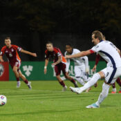 WORLD CUP QUALIFIERS : LATVIA VS ENGLAND – 14/10/2025  (PHOTO – HARRY KANE SCORES A BRACE FOR ENGLAND)