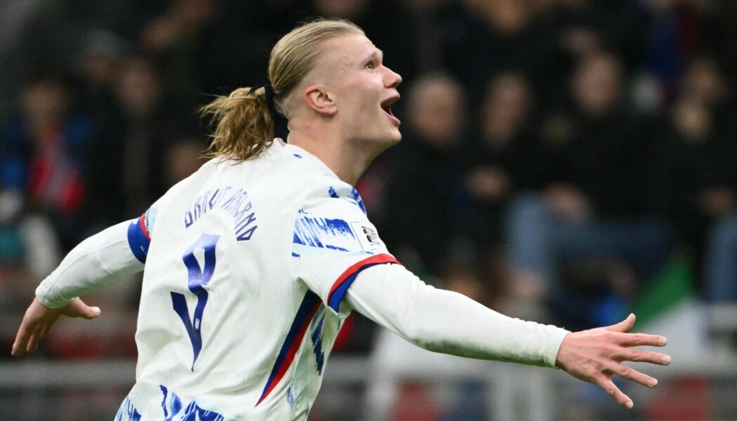 FIFA WORLD CUP EUROPEAN QUALIFYING : ITALY VS NORWAY – 16/11/2025  (PHOTO – ERLING HAALAND CELEBRATES)
