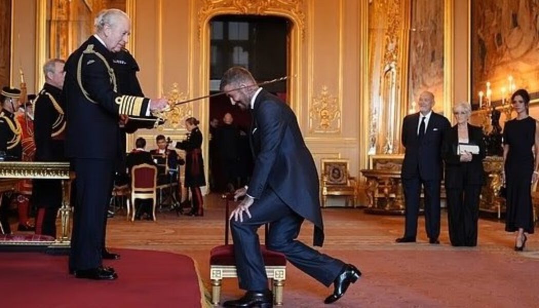 DAVID BECKHAM SPEAKS OF HIS PRIDE AFTER BEING KNIGHTED BY KING CHARLES ON 04/11/2025