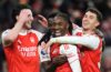 PREMIER LEAGUE :  ARSENAL VS TOTTENHAM HOTSPUR – 23/11/2025  (PHOTO – ARSENAL CELEBRATE)