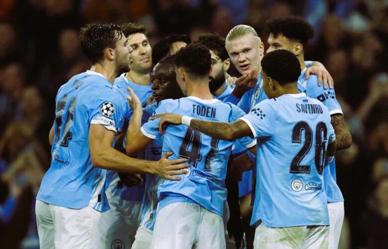 CHAMPIONS LEAGUE :  MAN CITY VS BORUSSIA DORTMUND – 05/11/2025 (PHOTO – MAN CITY CELEBRATE)