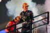 MAX VERSTAPPEN WINS THE LAS VEGAS GRAND PRIX 2025  (PHOTO – MAX CELEBRATES ON THE PODIUM)