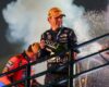 MAX VERSTAPPEN WINS THE LAS VEGAS GRAND PRIX 2025  (PHOTO – MAX CELEBRATES ON THE PODIUM)