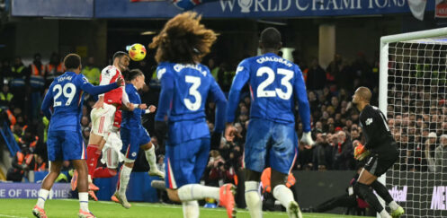 PREMIER LEAGUE : CHELSEA VS ARSENAL – 30/11/2025 (PHOTO – MIKEL MERINO EQUALISES FOR ARSENAL)