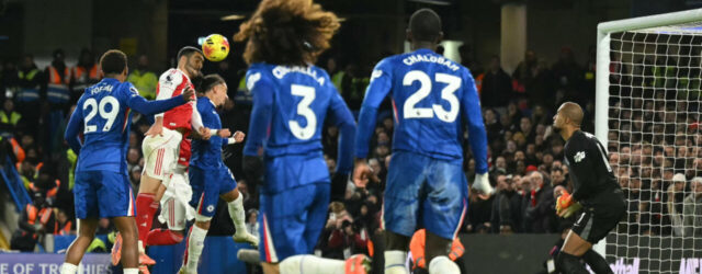 PREMIER LEAGUE : CHELSEA VS ARSENAL – 30/11/2025 (PHOTO – MIKEL MERINO EQUALISES FOR ARSENAL)