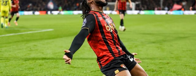 PREMIER LEAGUE MATCHES FROM 07/01/2026  (PHOTO – ANTOINE SEMENYO CELEBRATES SCORING LATE WINNER FOR BOURNEMOUTH)