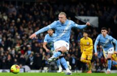 PREMIER LEAGUE : MAN CITY VS BRIGHTON & HOVE ALBION – 07/01/2026  (PHOTO – ERLING HAALAND SCORES)