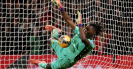 FA CUP : WREXHAM VS NOTTINGHAM FOREST – 09/01/2026  (PHOTO – ARTHUR OKONKWO SAVES DECIDING PENALTY)