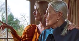 London Fashion Week – Roksanda AW 21  (Photo – Joely Richardson and Vanessa Redgrave)