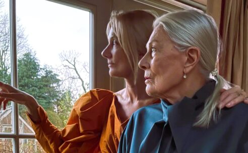 London Fashion Week – Roksanda AW 21  (Photo – Joely Richardson and Vanessa Redgrave)